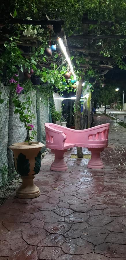 Hostal Y Camping Las G Bacalar Eksteriør bilde