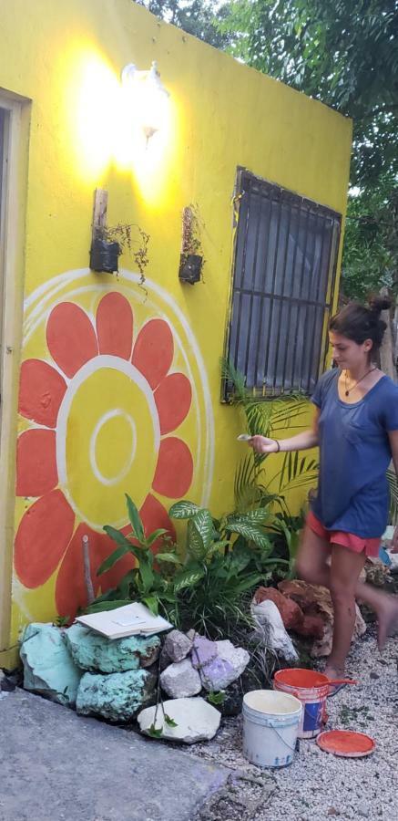 Hostal Y Camping Las G Bacalar Eksteriør bilde