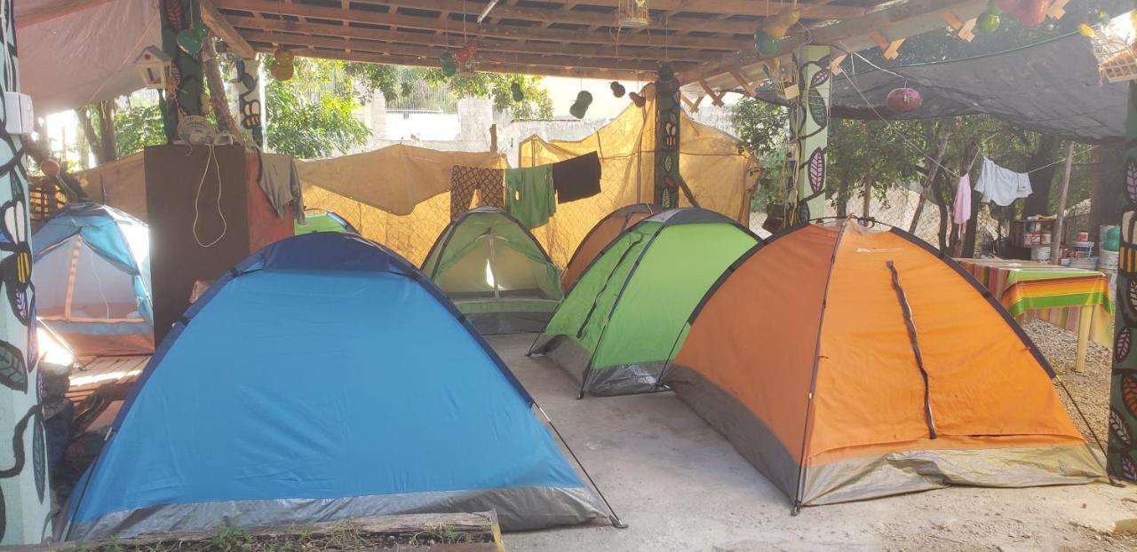 Hostal Y Camping Las G Bacalar Eksteriør bilde