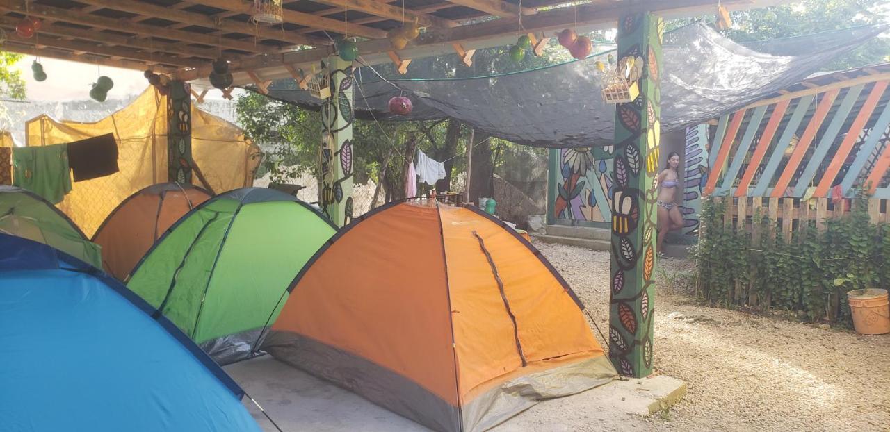 Hostal Y Camping Las G Bacalar Eksteriør bilde